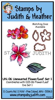 UN-06 Unmounted Flower/Leaf Set 1